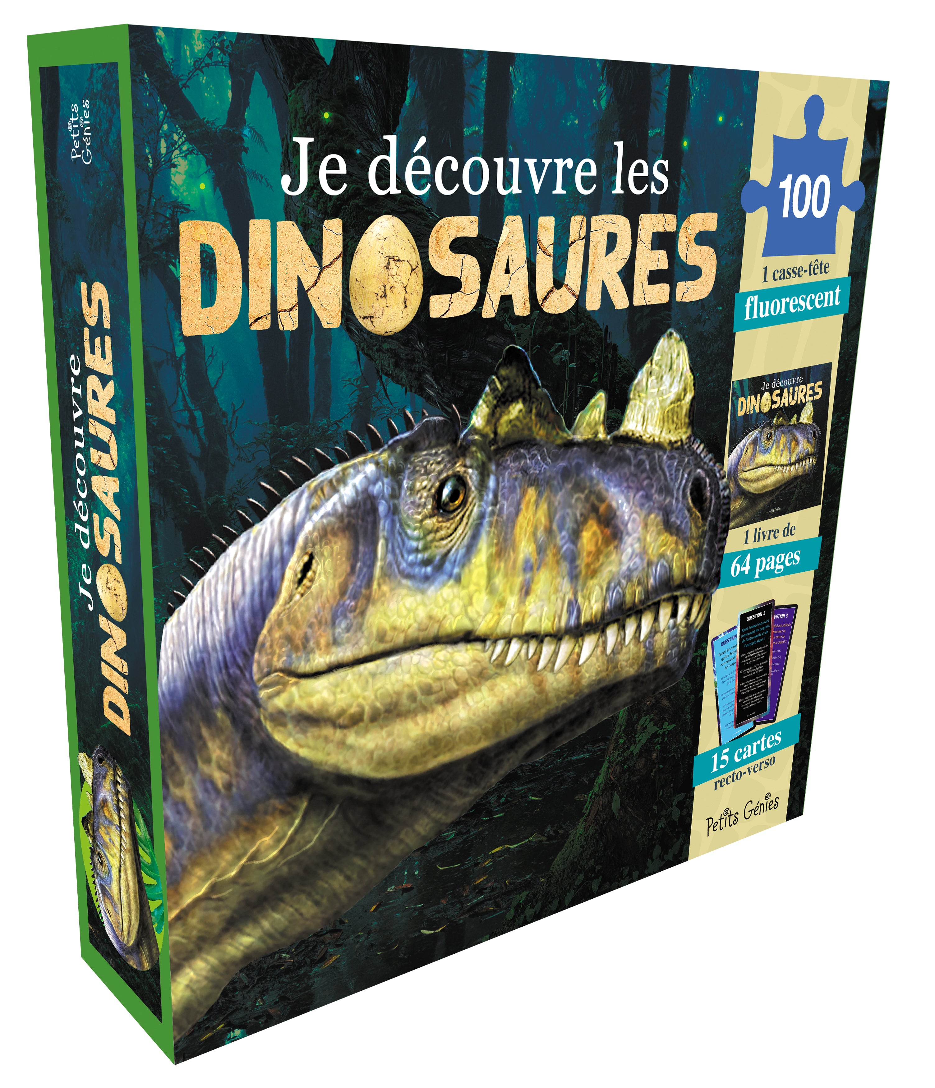 Les dinosaures - Mon coffret livre et jeux