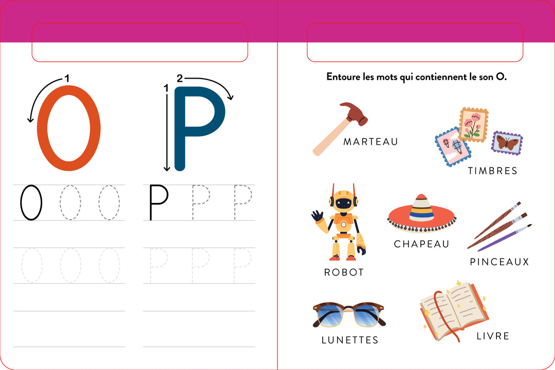 J'apprends et j'écris : Les lettres de A à Z