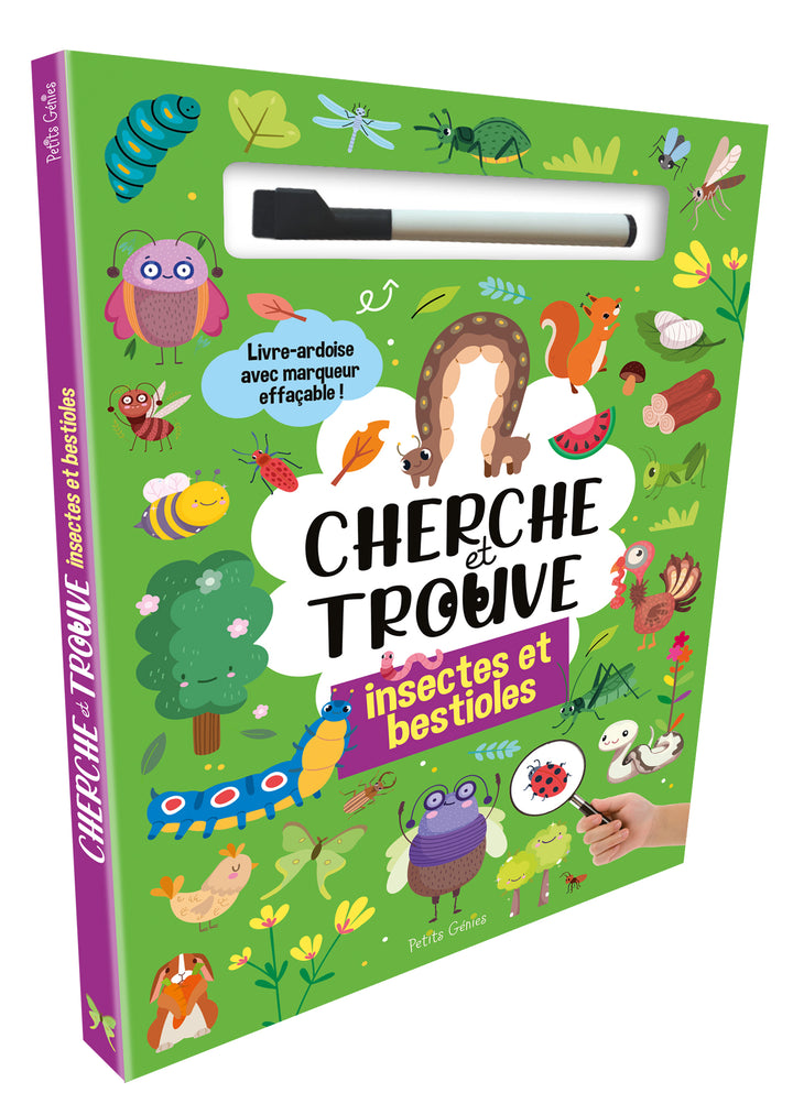 Cherche et trouve les insectes et les bestioles