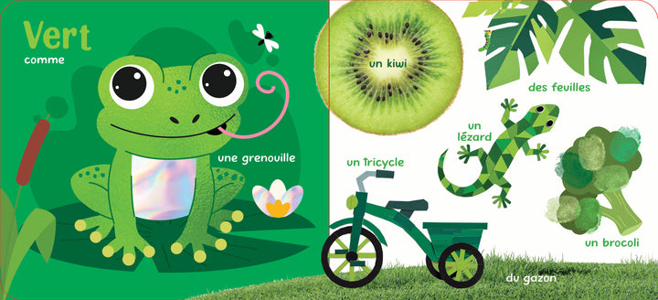 Mon petit livre à toucher : Les couleurs