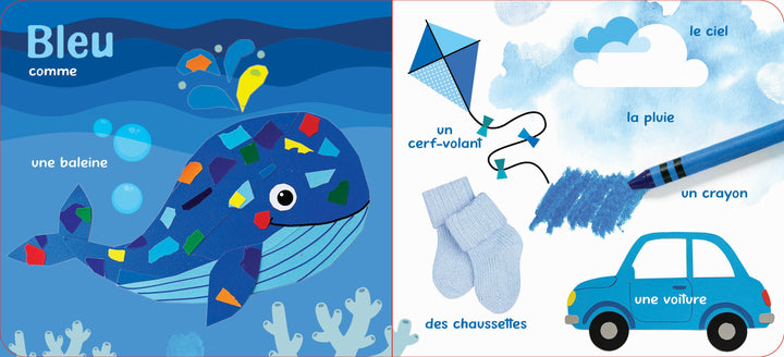 Mon petit livre à toucher : Les couleurs