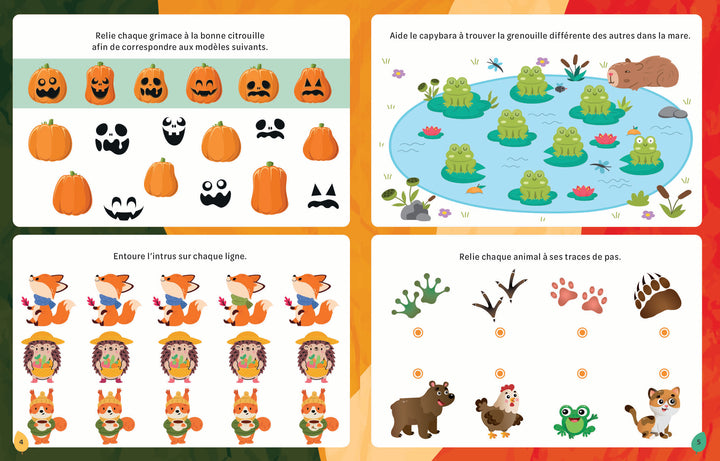 Jeux et coloriages d'automne