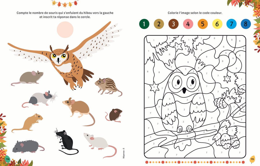Jeux et coloriages d'automne