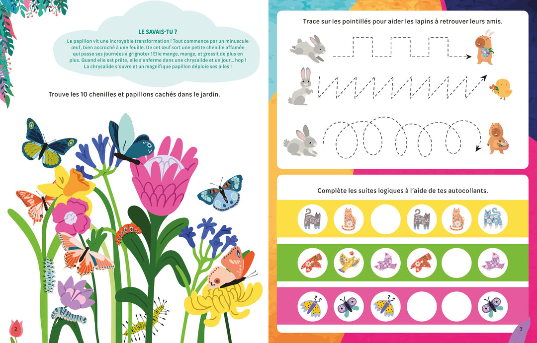 Jeux et coloriages du printemps