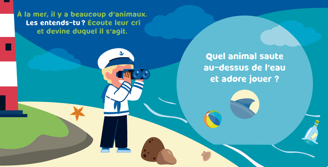 Soulève et écoute : Les animaux marins