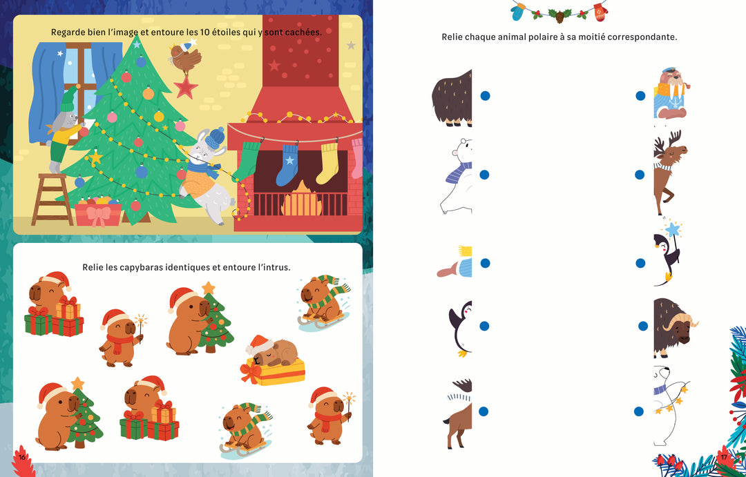Jeux et coloriages d'hiver