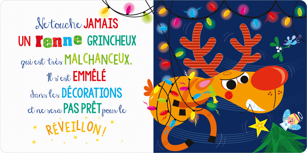 Ne touche jamais un renne grincheux !