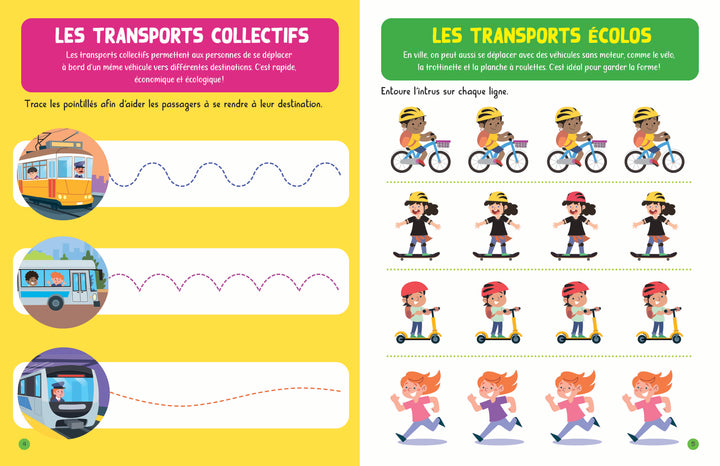 MON ENCYCLOPETIT - JEUX ET ACTIVITÉS : LES TRANSPORTS