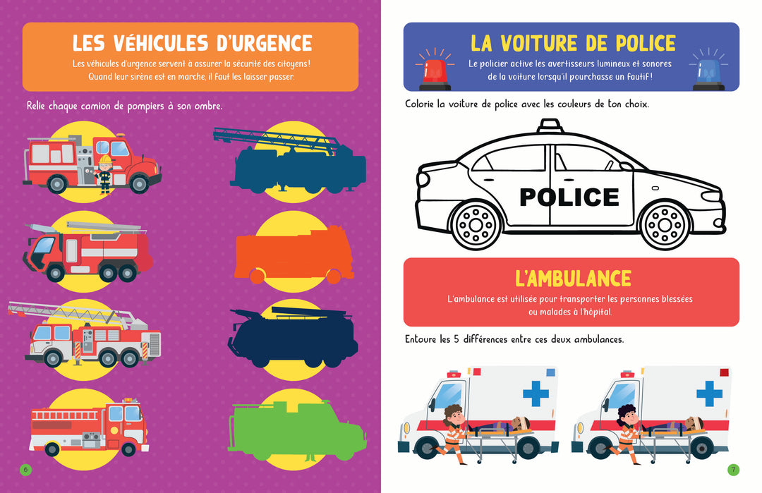 MON ENCYCLOPETIT - JEUX ET ACTIVITÉS : LES TRANSPORTS