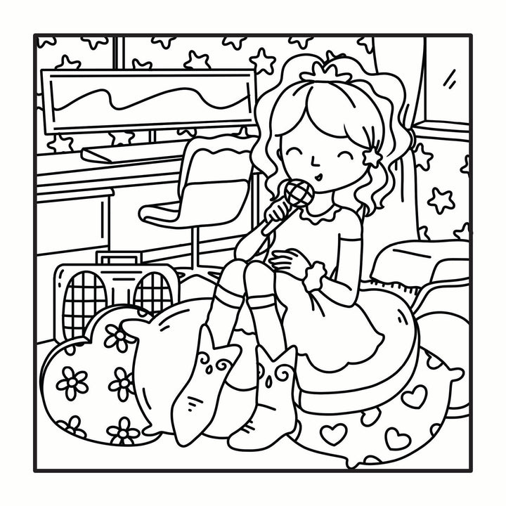 Moments coloriage : Cozy Pop Star