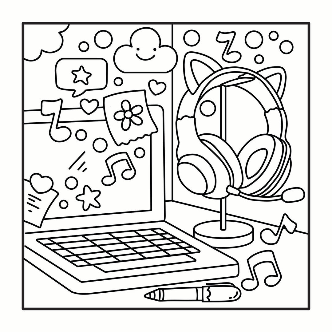 Moments coloriage : Cozy Pop Star