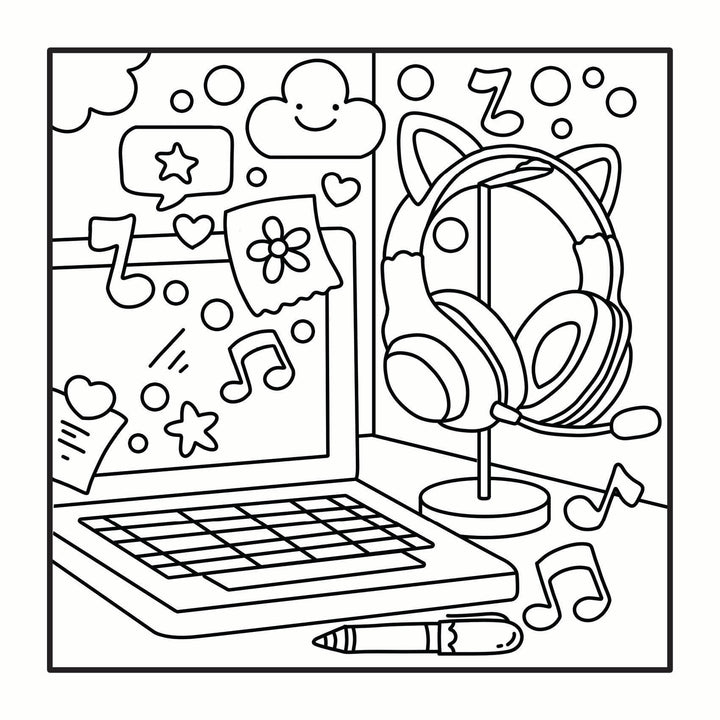 Moments coloriage : Cozy Pop Star