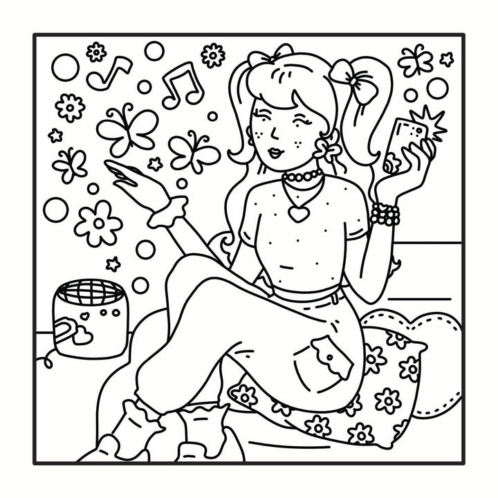 Moments coloriage : Cozy Pop Star