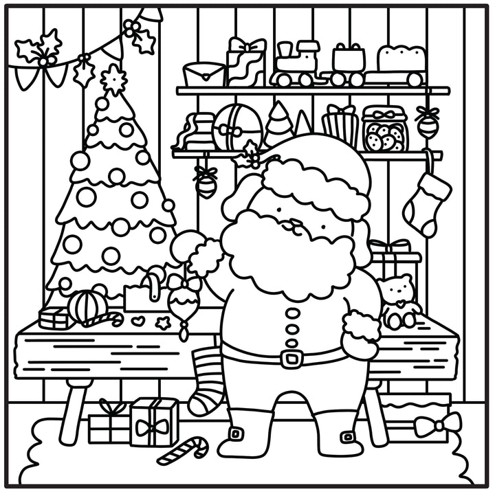 Moments coloriage : Cozy Noël