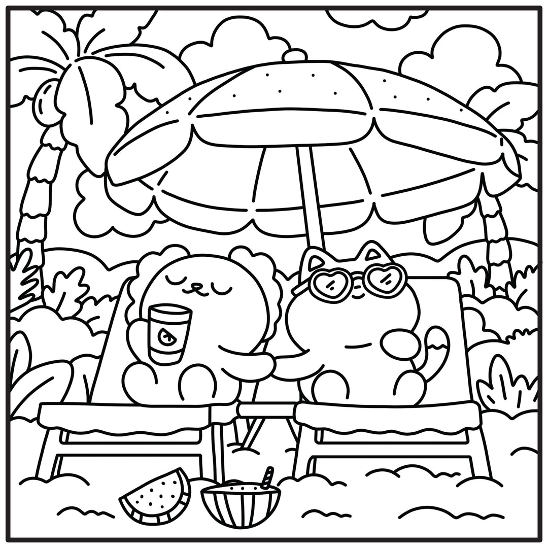 Moments coloriage : Cozy Câlins