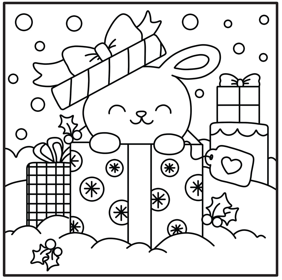Moments coloriage : Cozy Noël