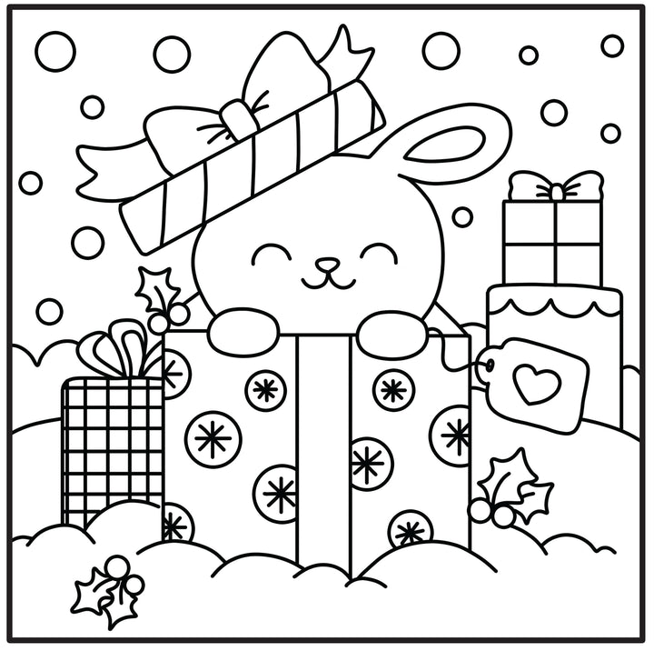 Moments coloriage : Cozy Noël