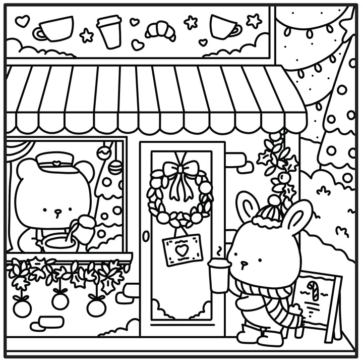 Moments coloriage : Cozy Noël