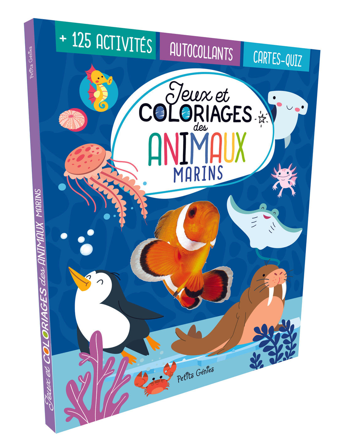 Jeux et coloriages des animaux marins