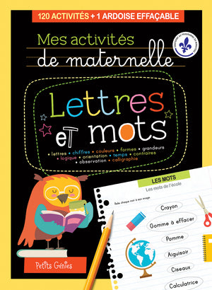 Mes activités de maternelle - Lettres et mots
