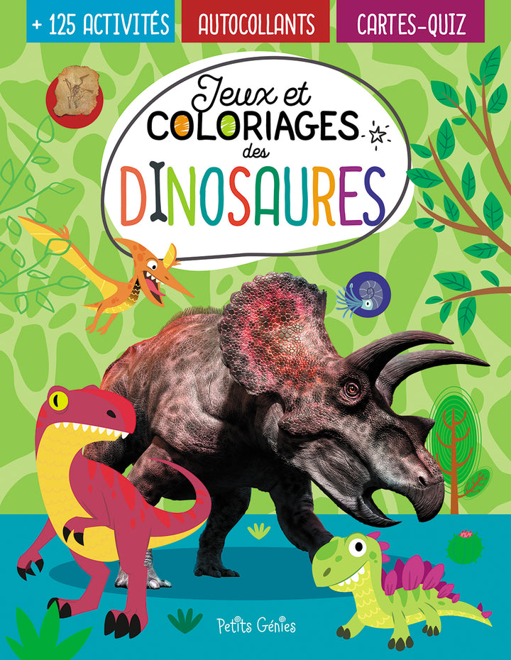 Jeux et coloriages des dinosaures
