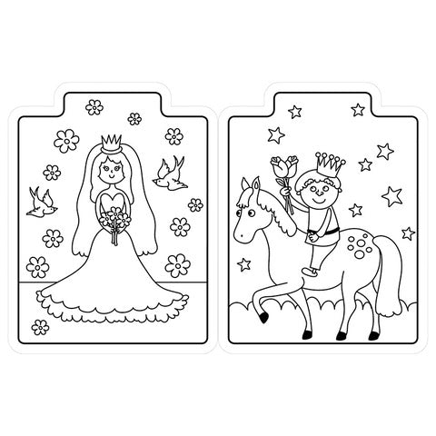 Mon livre de coloriages: Princesses et fées